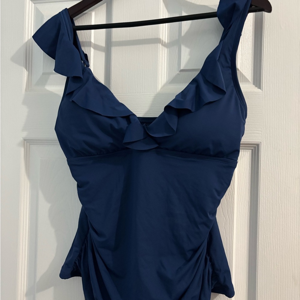 Bleu Rod Beattie Navy Swimsuit